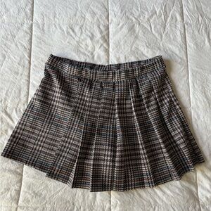 Plaid mini skort Women’s size Small